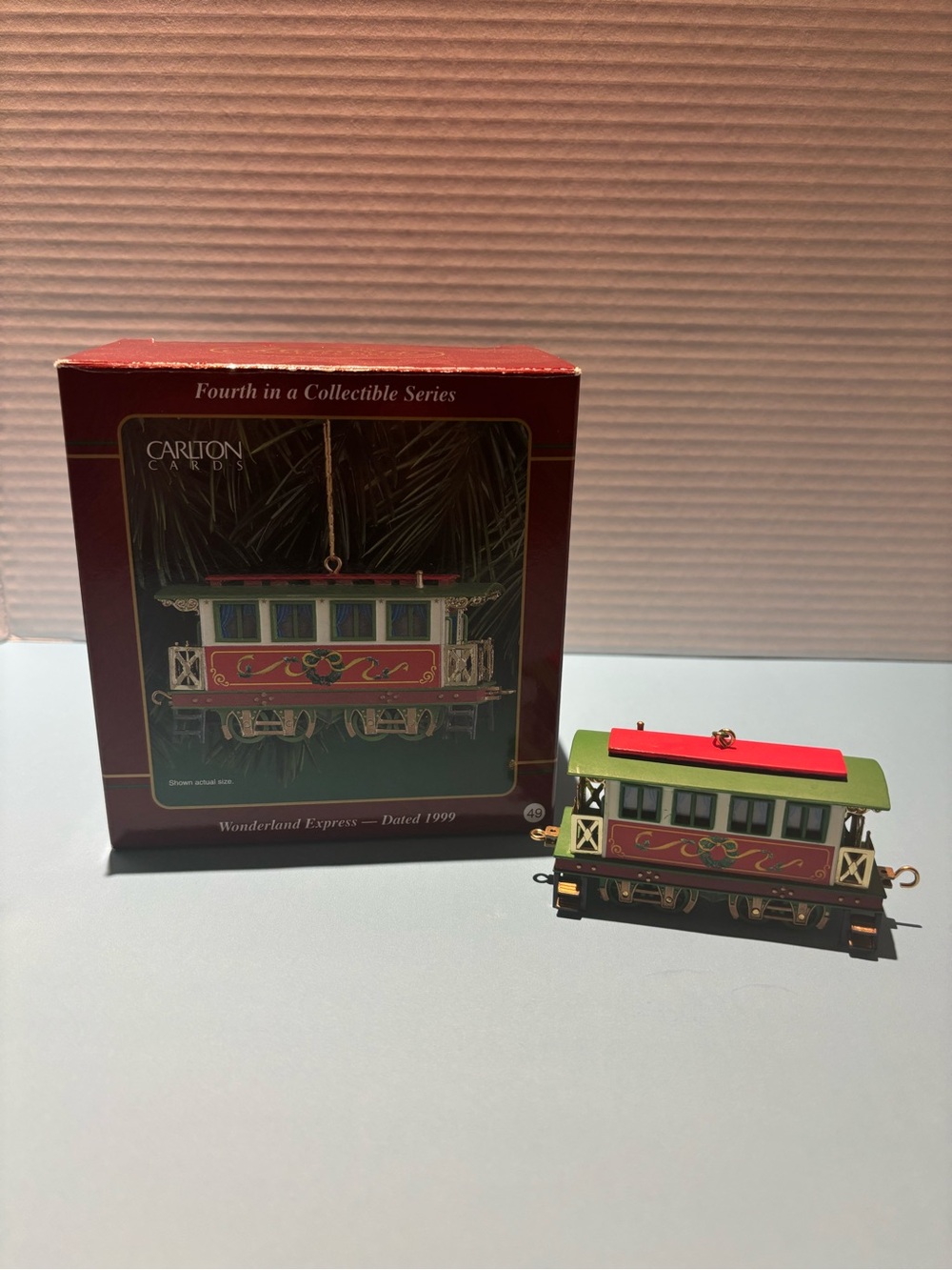 Carlton Cards Wonderland Express Train Ornament 1999
